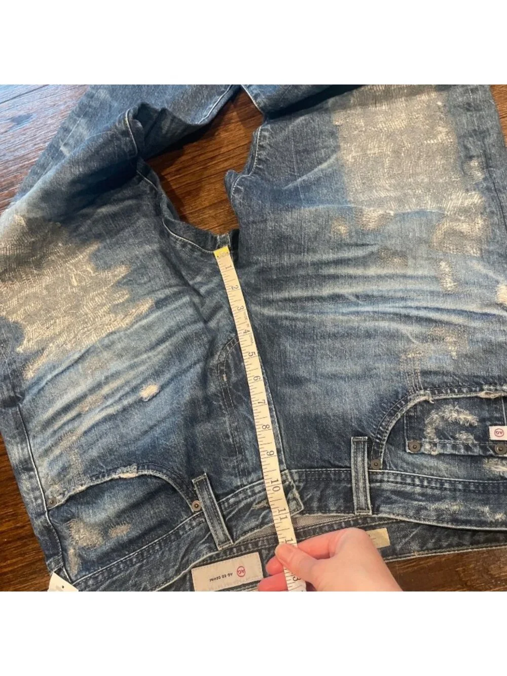 AG Apex Relaxed Tapered Jean Mens 32x30 Distressed Grunge Slouchy AG-ED Denim
